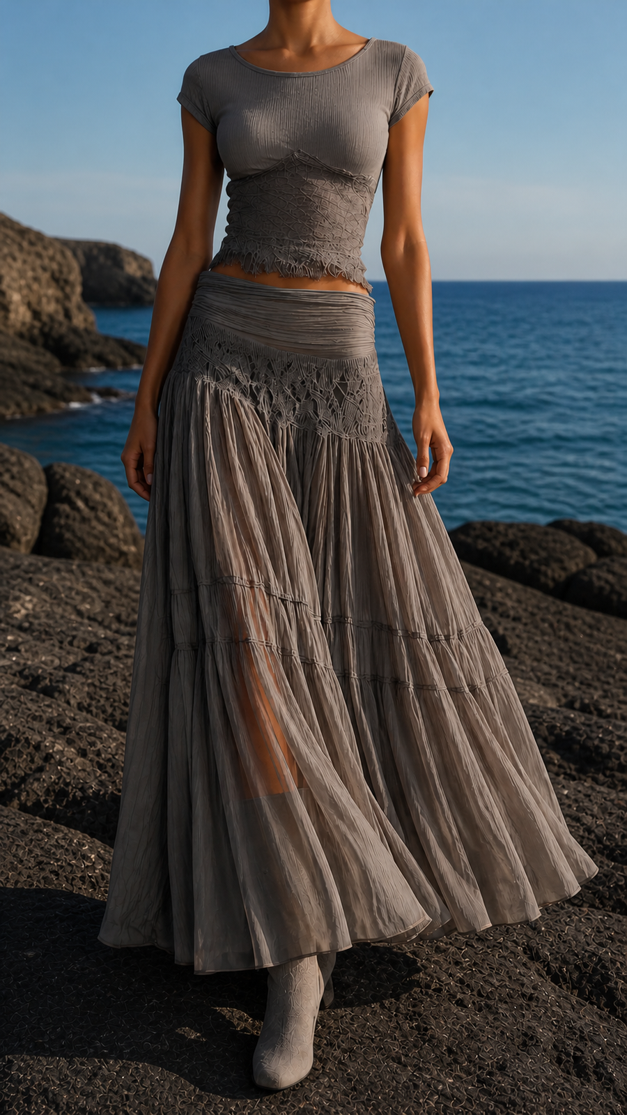 Victoria | Top & Skirt Set