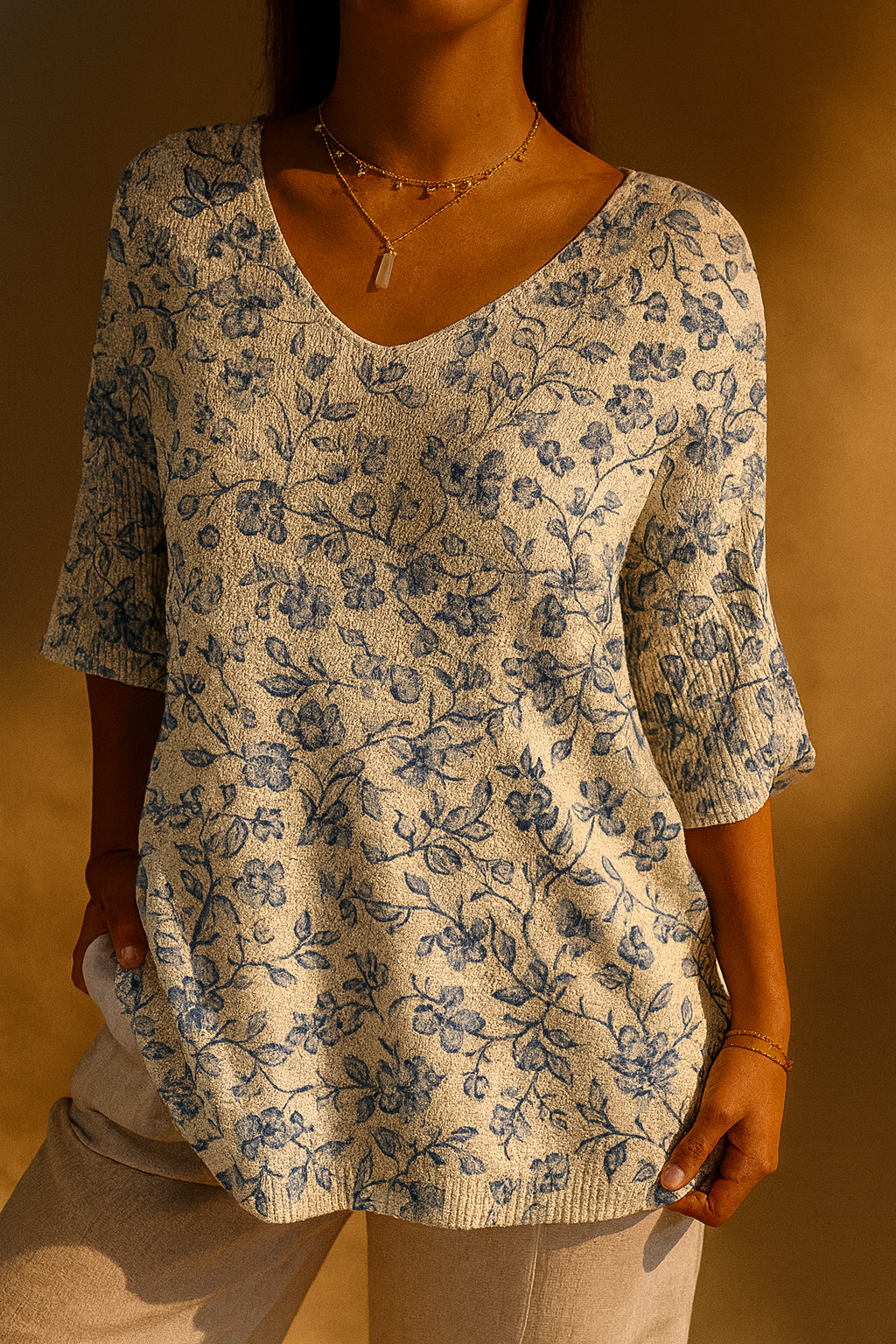 Eliza | Floral Print Relaxed Tunic