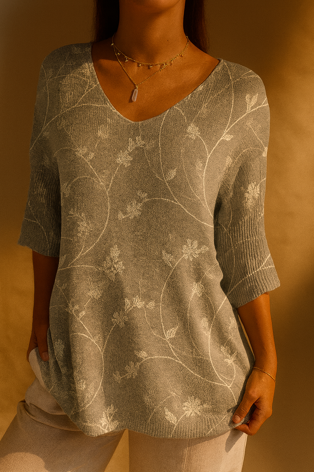 Maribeth | Floral Print Relaxed Top