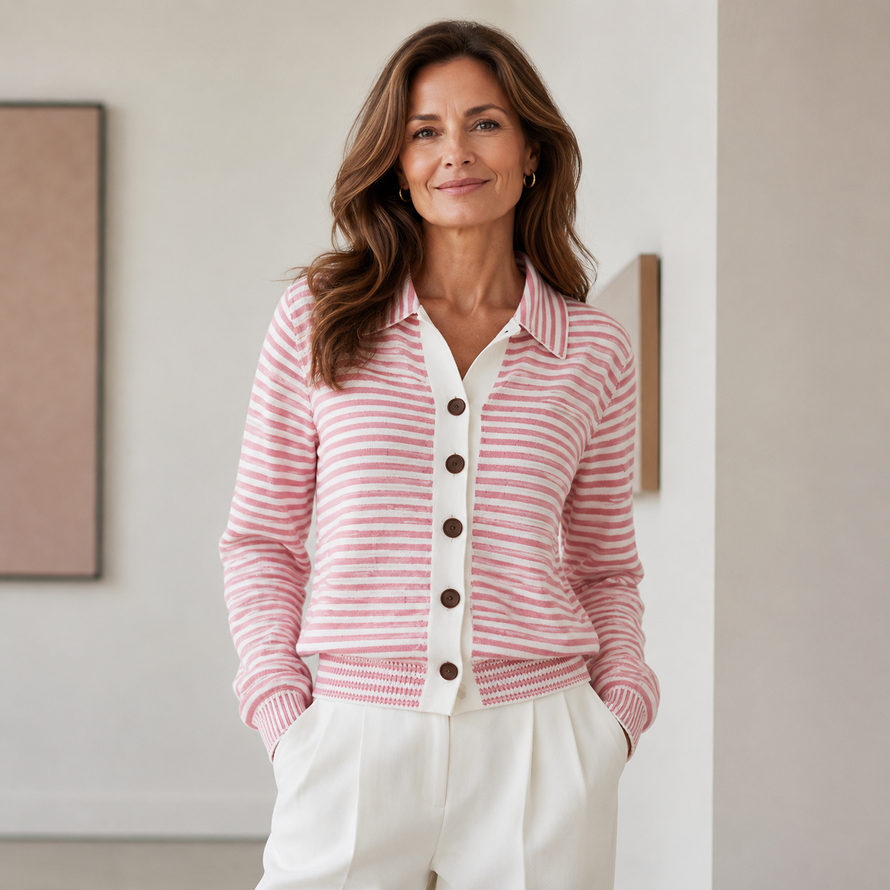 Wren™ | Striped Knit Cardigan