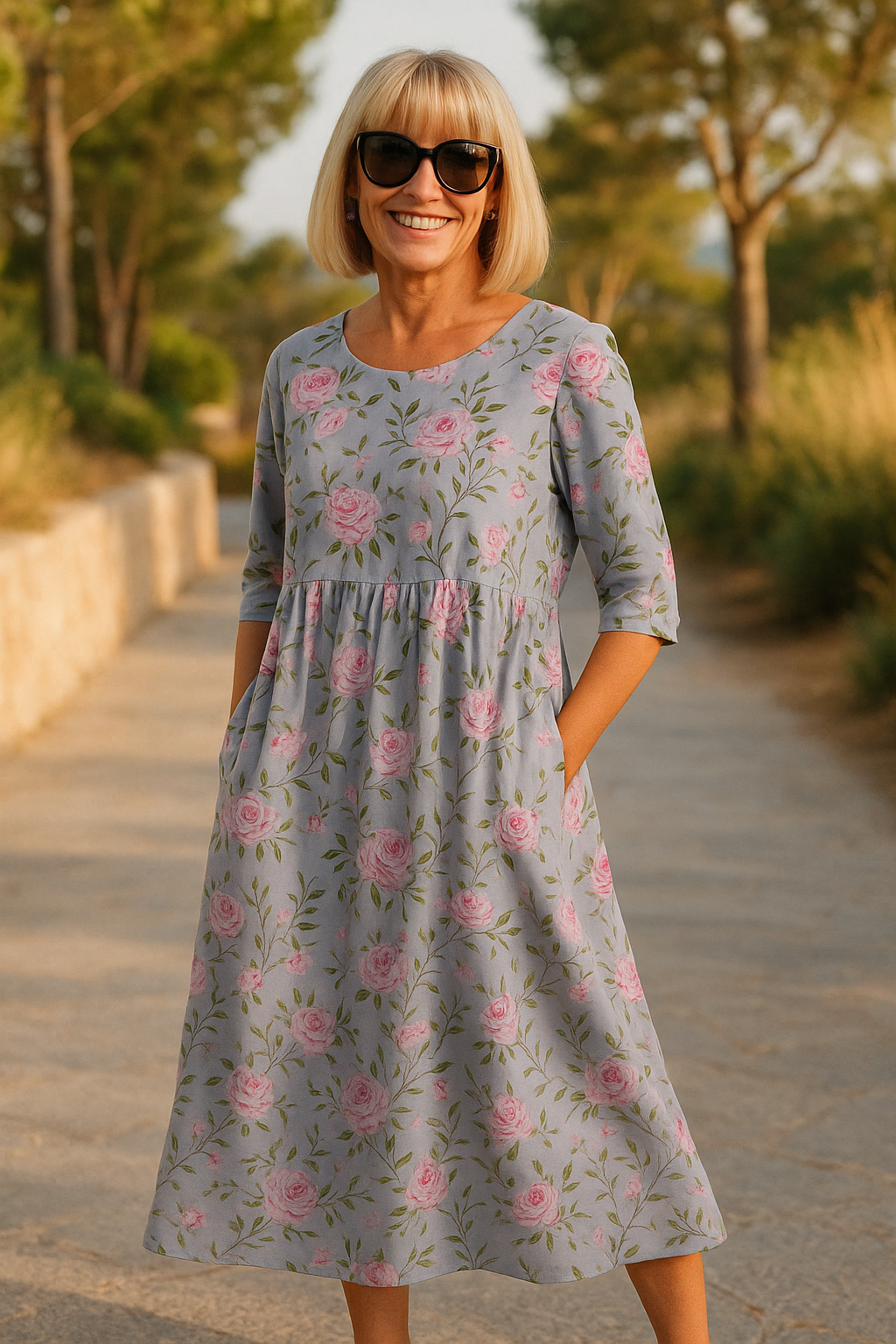 Lily | Elegant Midi Dress