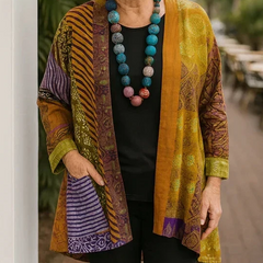 Astrid elegant drape cardigan for women, shown in several colours