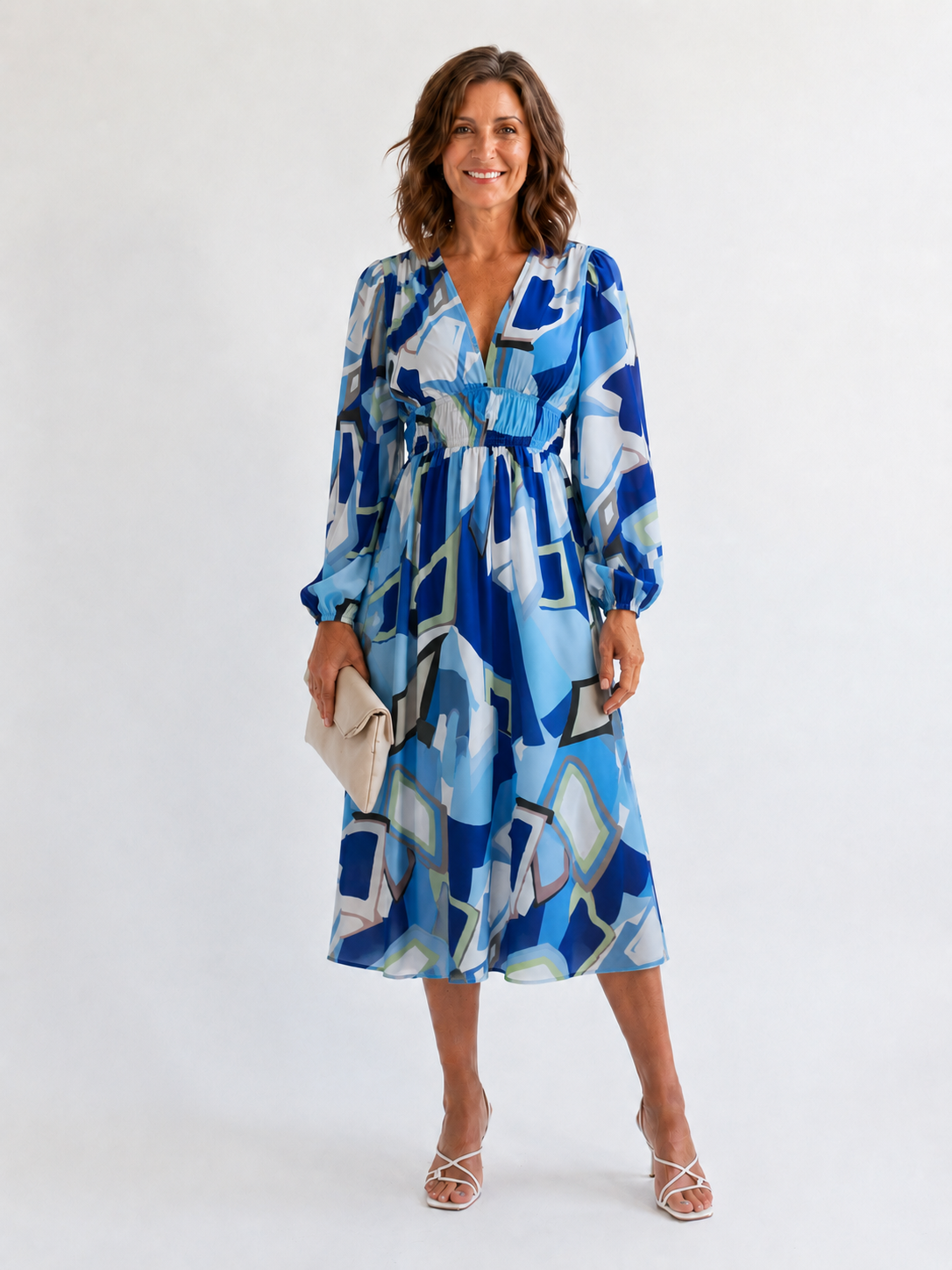 Althea | Long Sleeve Floral Maxi Dress