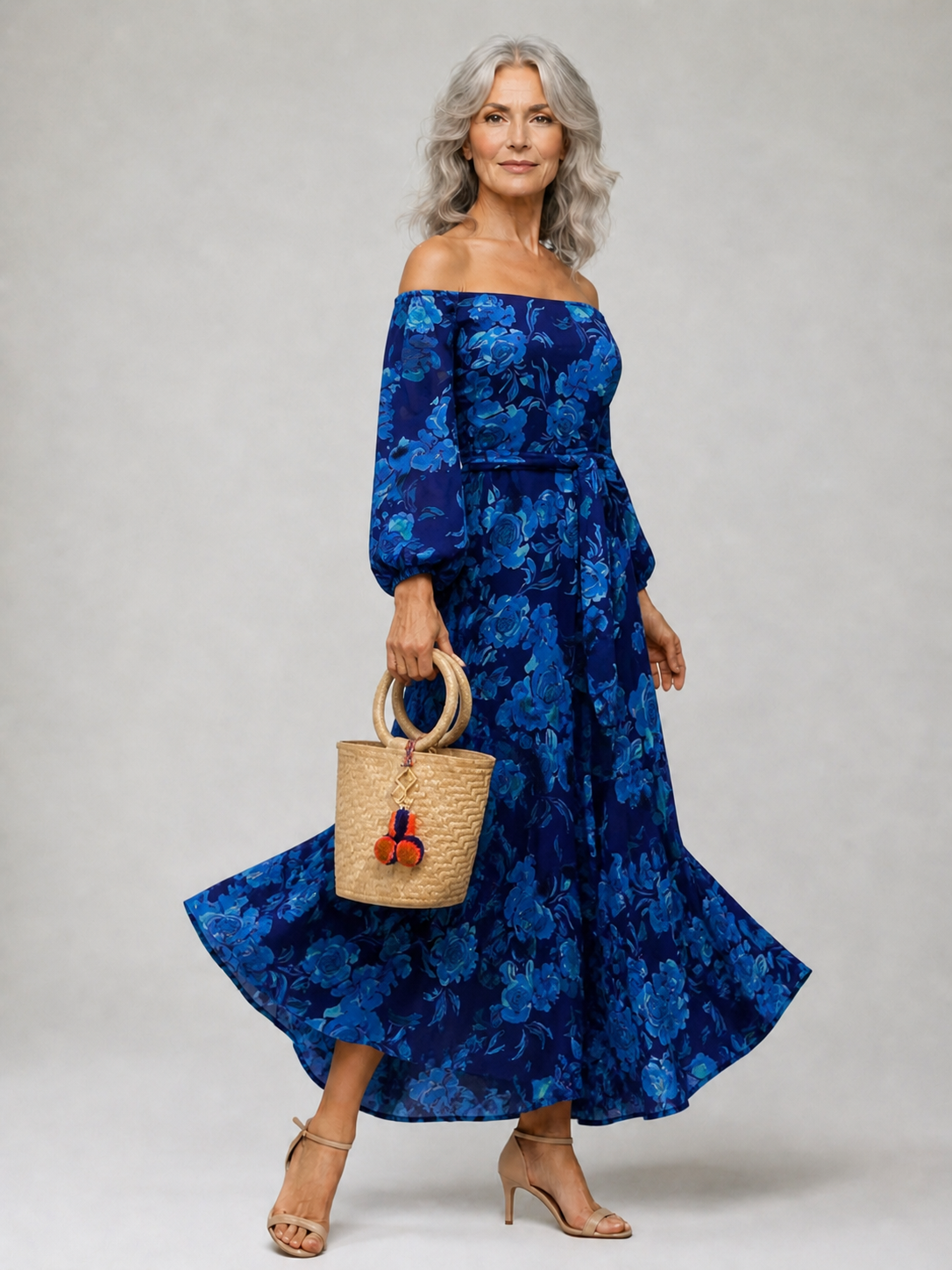 Francesca | Floral Long Sleeve Dress
