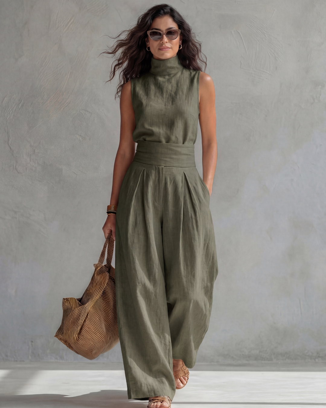 Maria | Elegant Wide-Leg Set