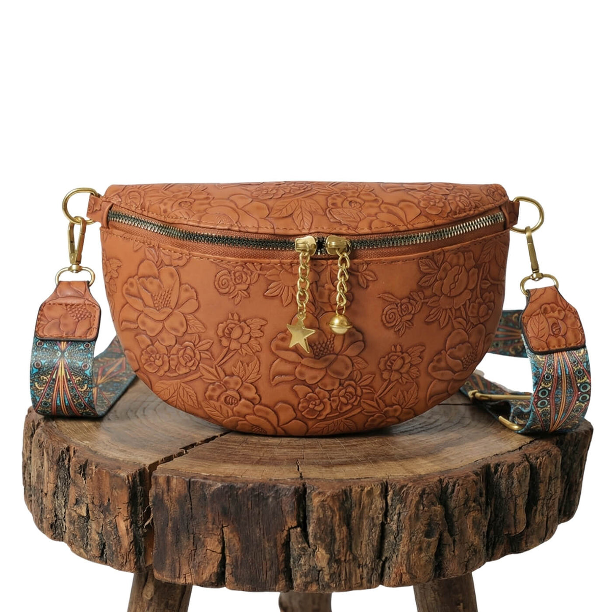 Filomena | Embossed Crossbody Bag