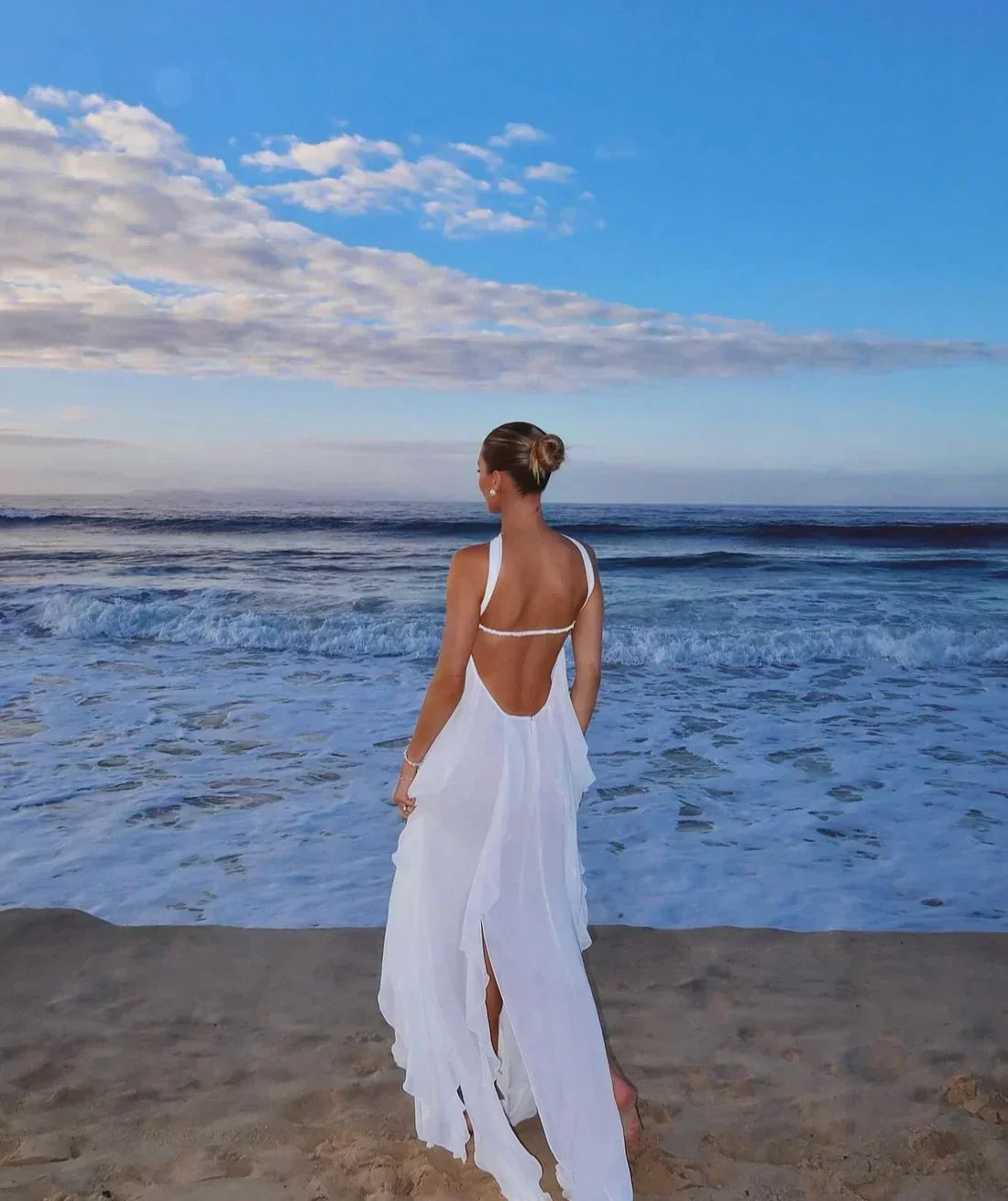 Avia | Romantic Ruffle Maxi Dress