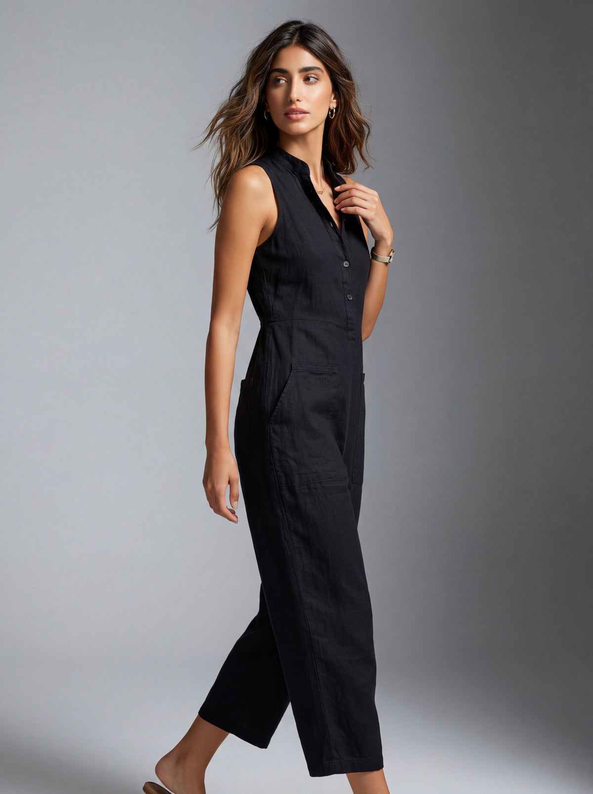 Clara | Minimalist Sleeveless Jumpsuit