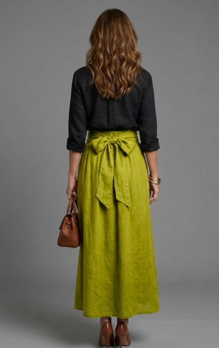 Vera | Blouse & Midi Skirt Set