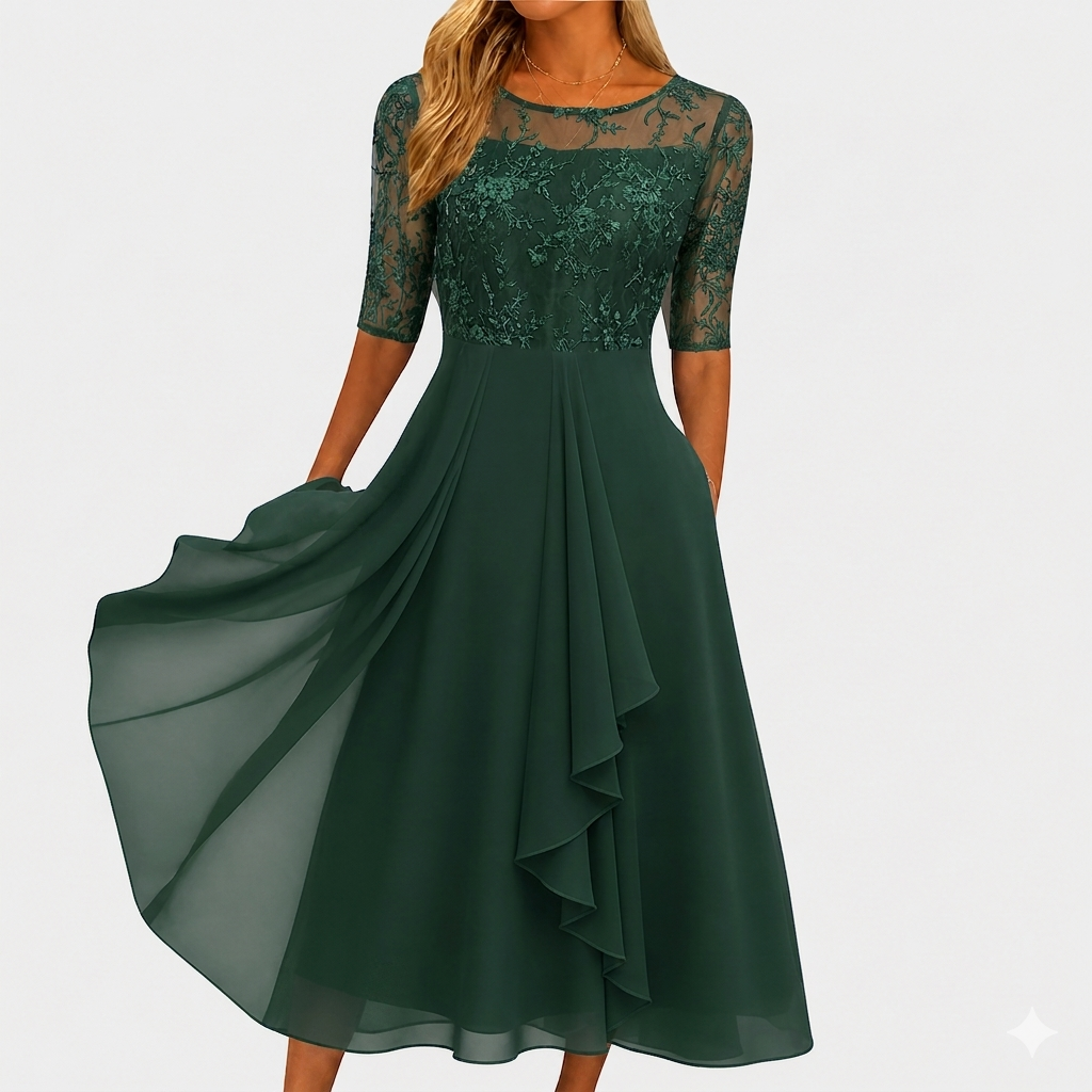 Marenna | Elegant Midi Dress