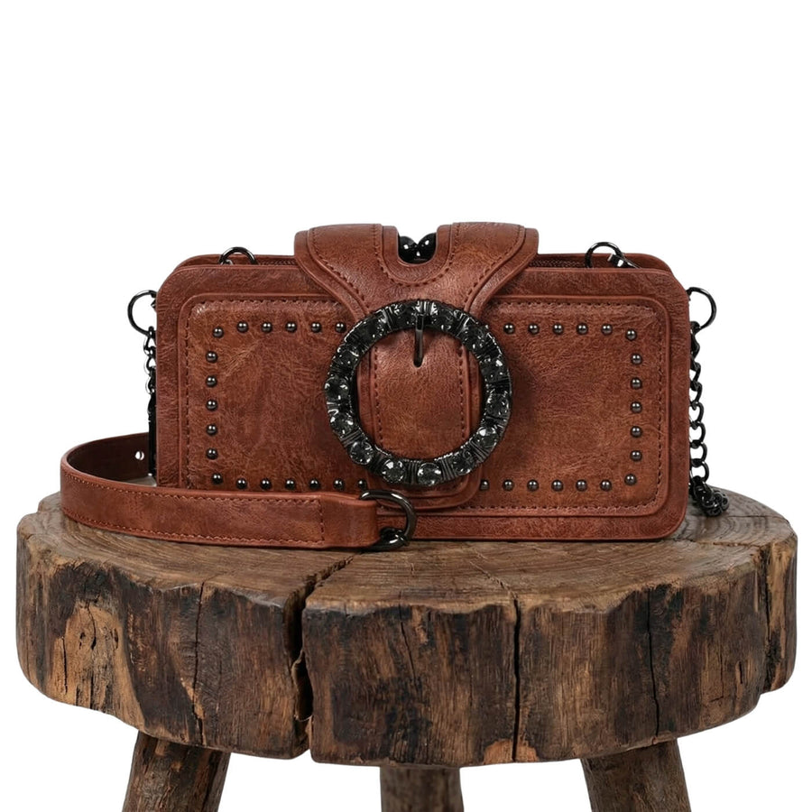 Margherita | Studded Buckle Clutch