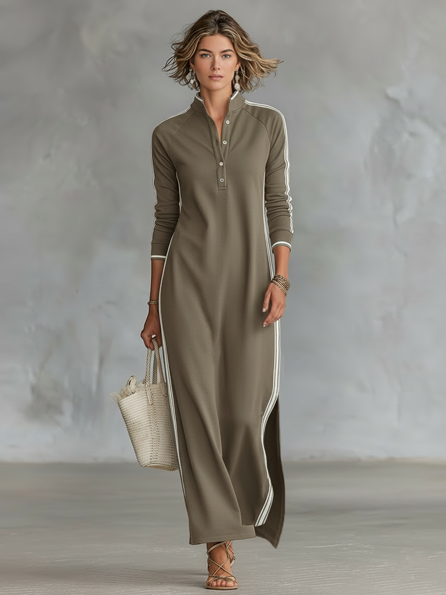 Rachel | Button-Down Maxi Dress