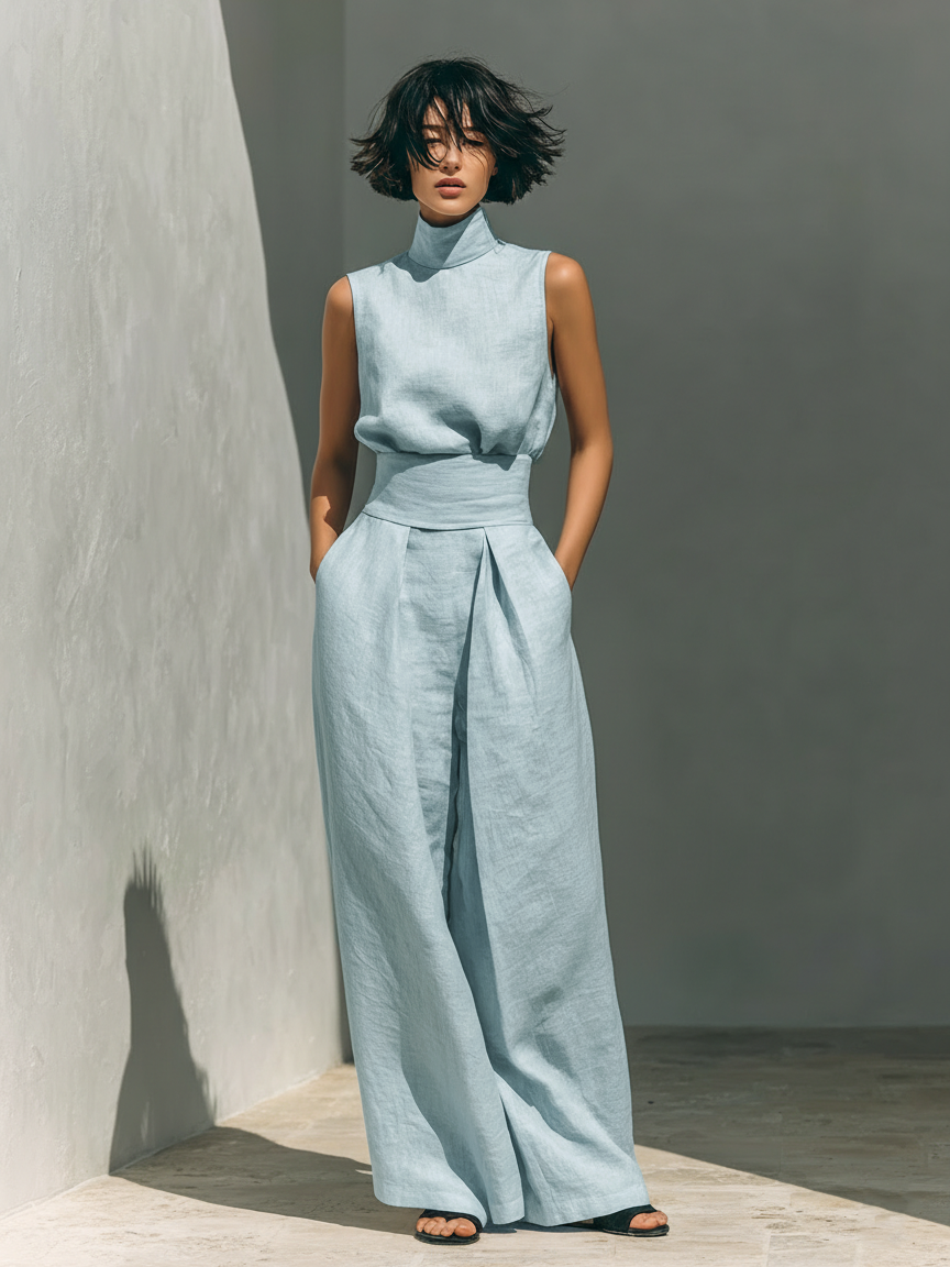 Maria | Elegant Wide-Leg Set