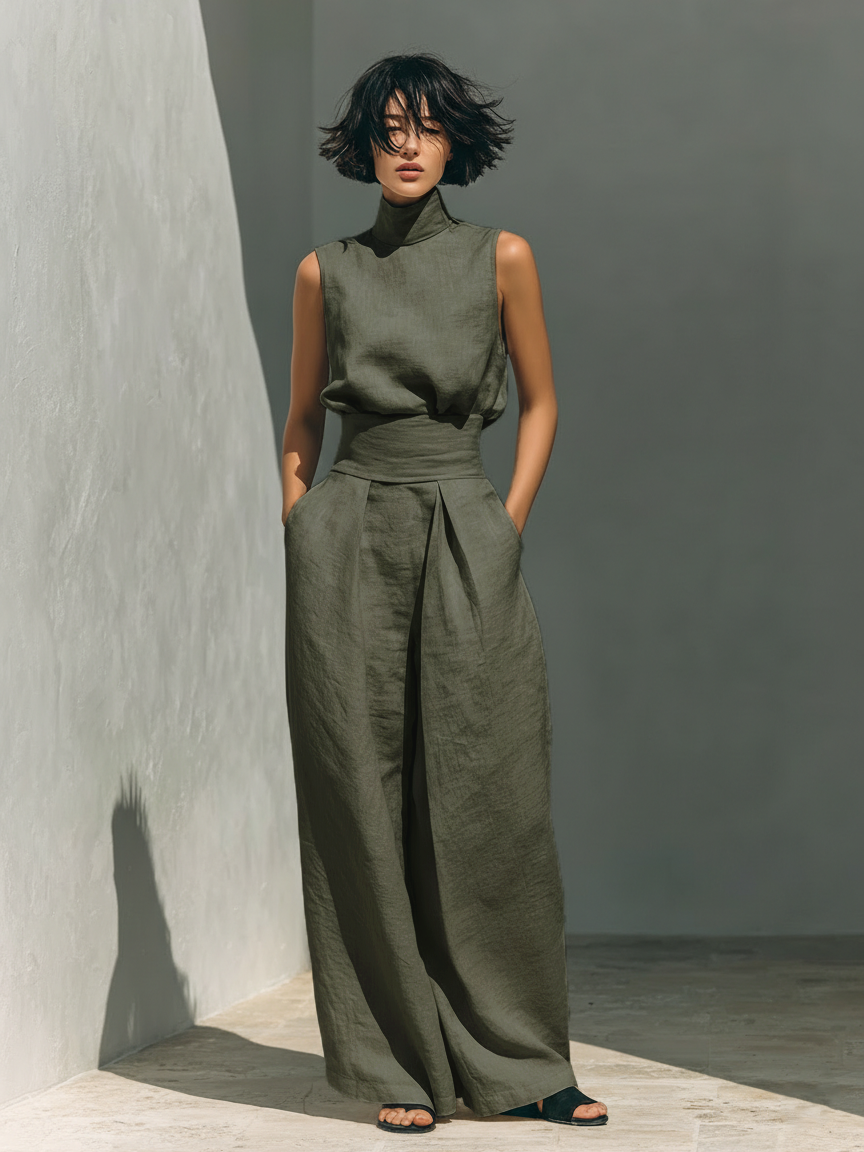 Maria | Elegant Wide-Leg Set