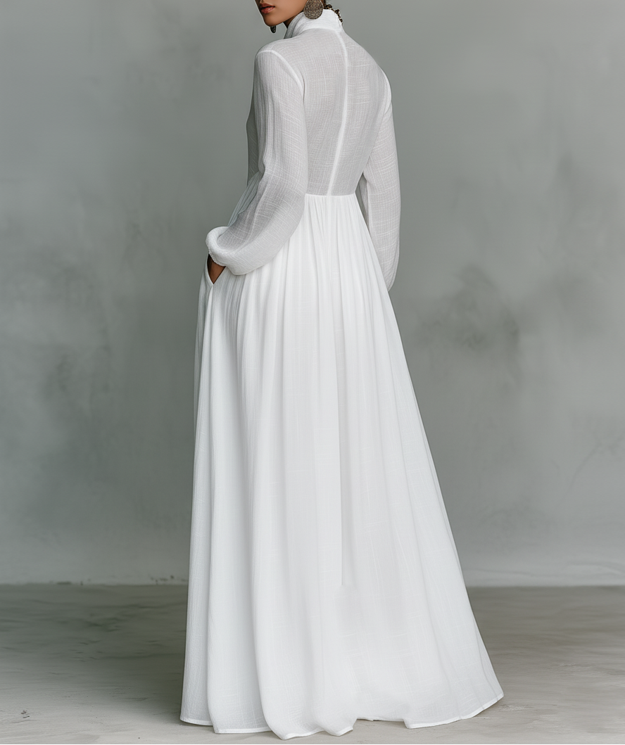 Serena | Flowing Button-Front Dress