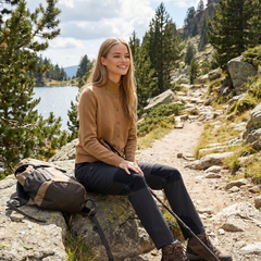 Soft button-front knit cardigan with round neckline in a flattering everyday silhouette