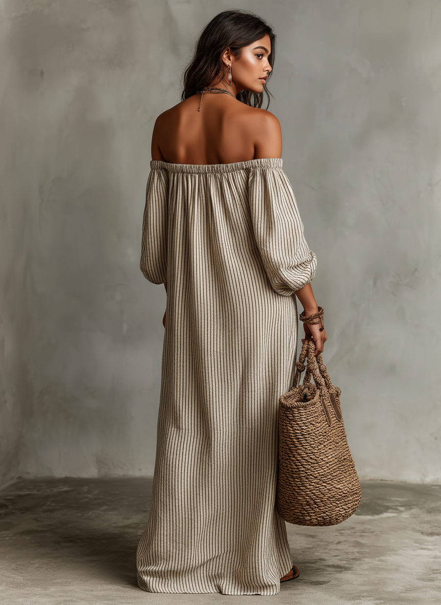 Carmen | Off-Shoulder Maxi Dress
