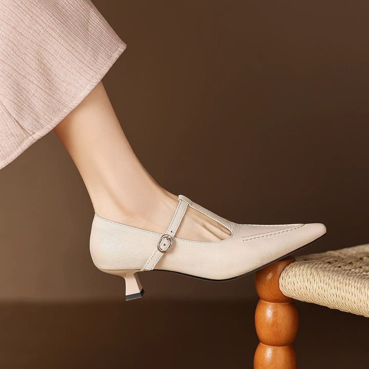 Tirea | Genuine Leather Heels