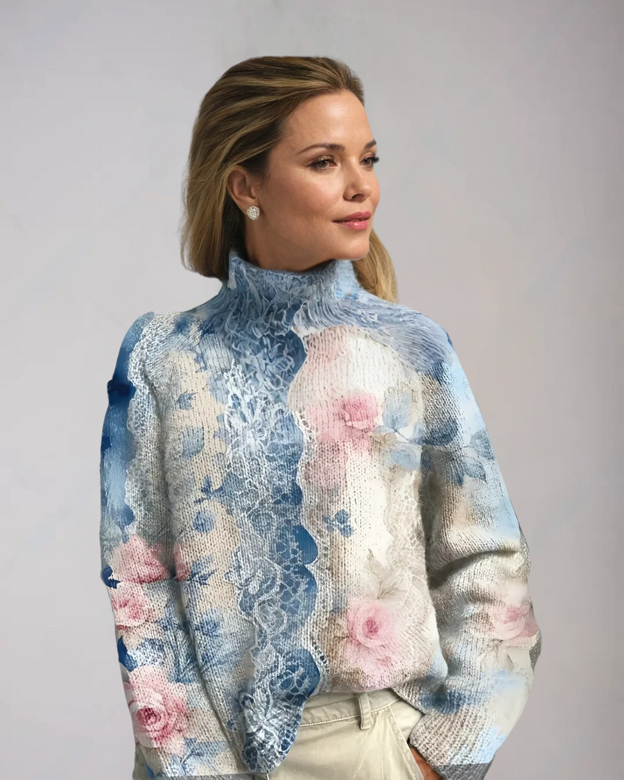 LIEKE | Cozy Knitted Turtleneck Sweater