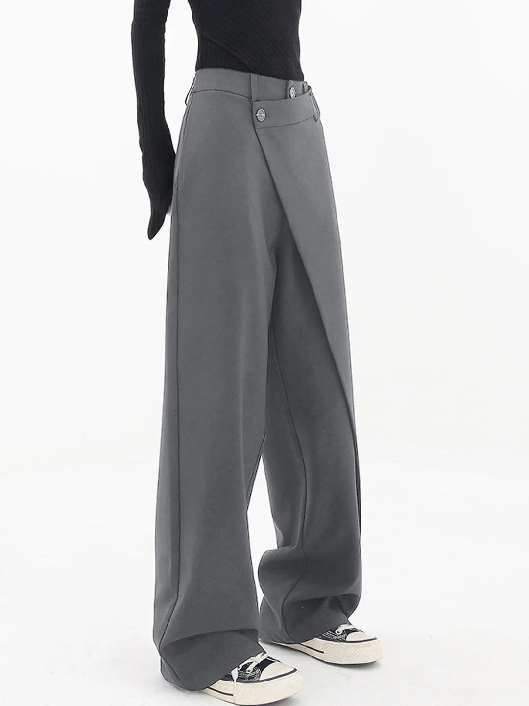 Claire | Relaxed Asymmetrical Trousers