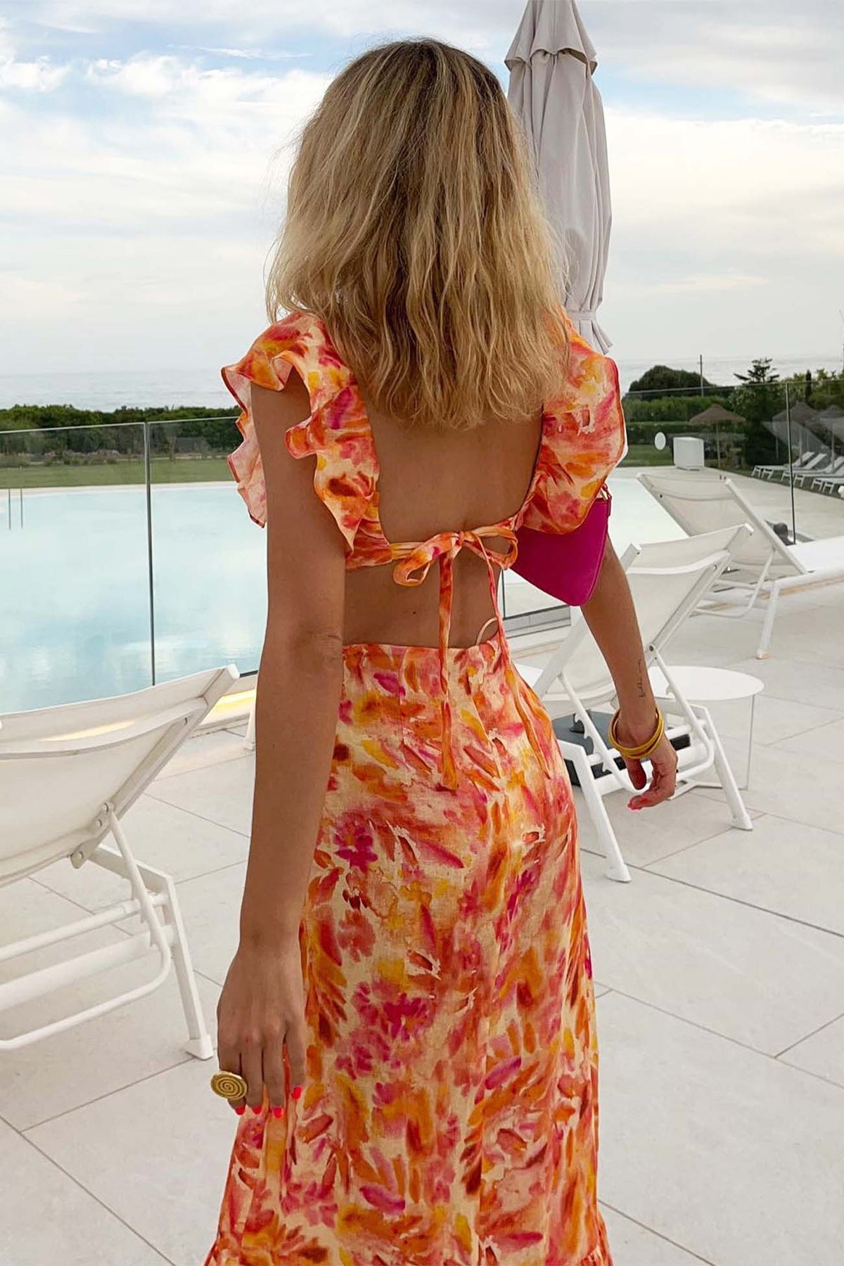 Yafit | Floral Ruffle Dress