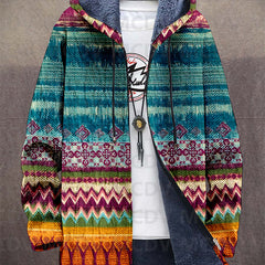 Sophie art-inspired luxury hoodie for women with bold printed pattern