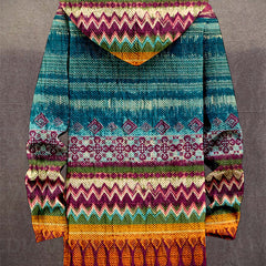 Sophie art-inspired luxury hoodie for women with bold printed pattern