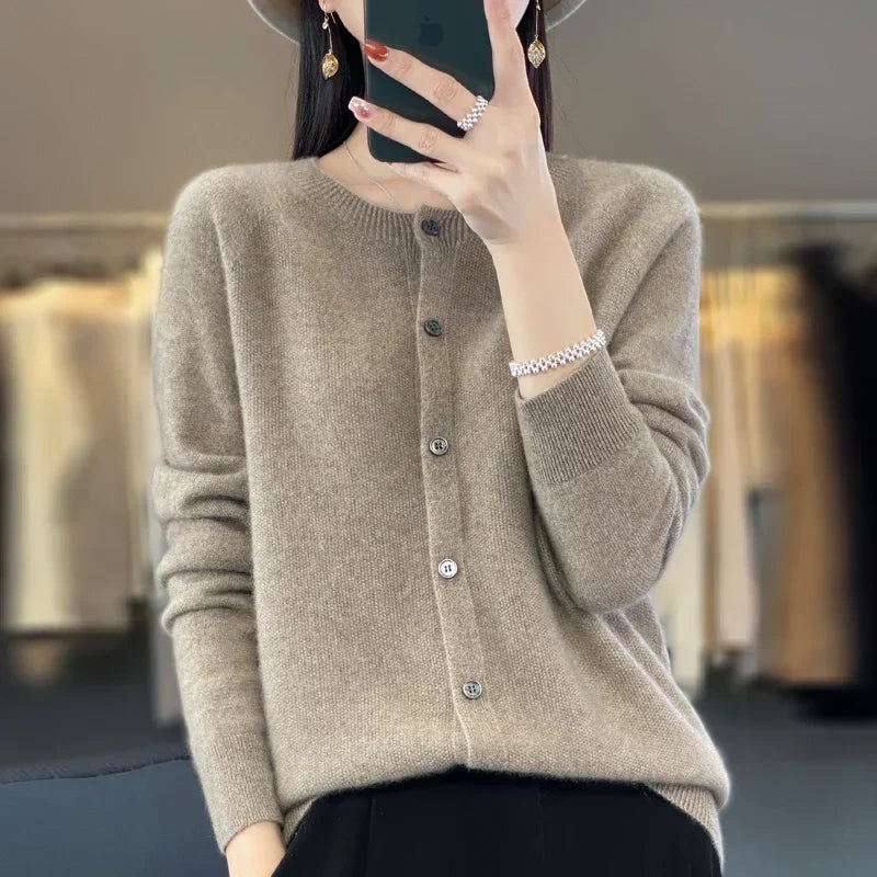 Lenora | Button Front Knit Cardigan