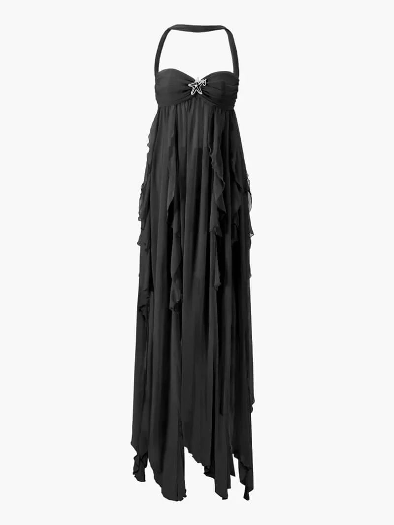 Avia | Romantic Ruffle Maxi Dress