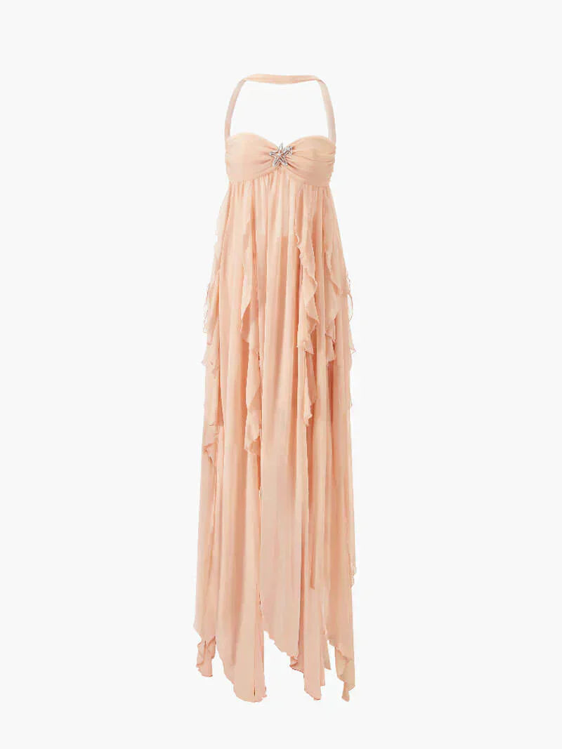 Avia | Romantic Ruffle Maxi Dress