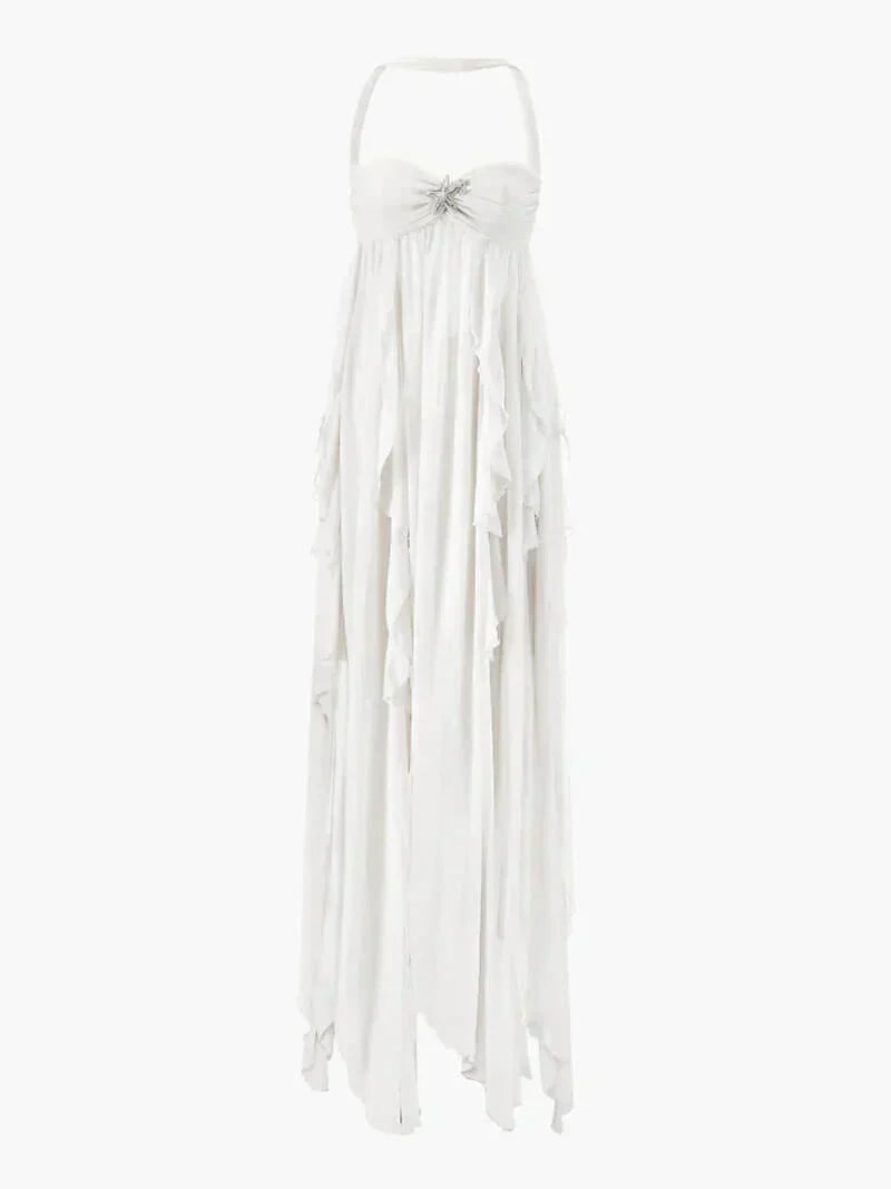 Avia | Romantic Ruffle Maxi Dress