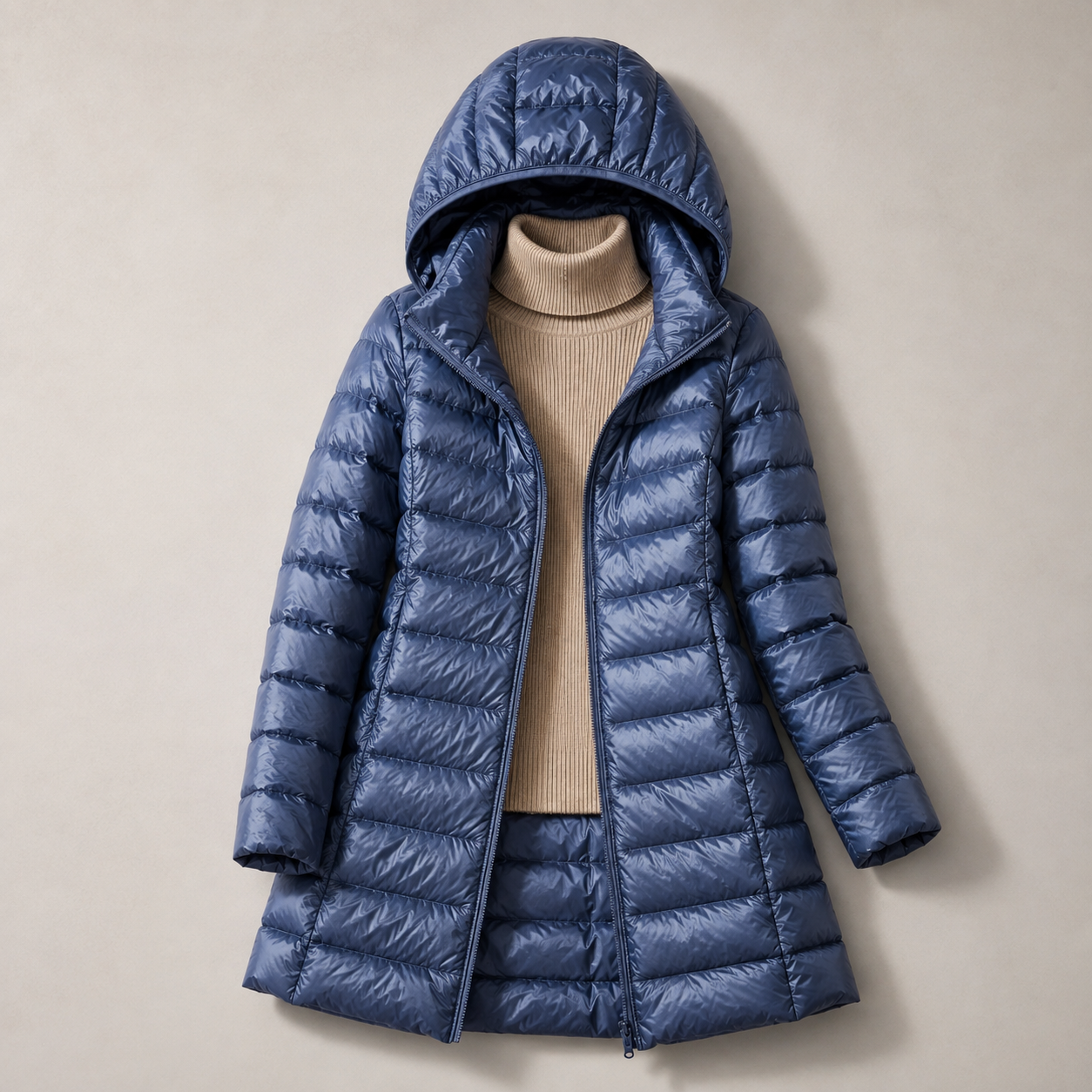 Women's lightweight everyday jacket with removable hood shown in multiple colours