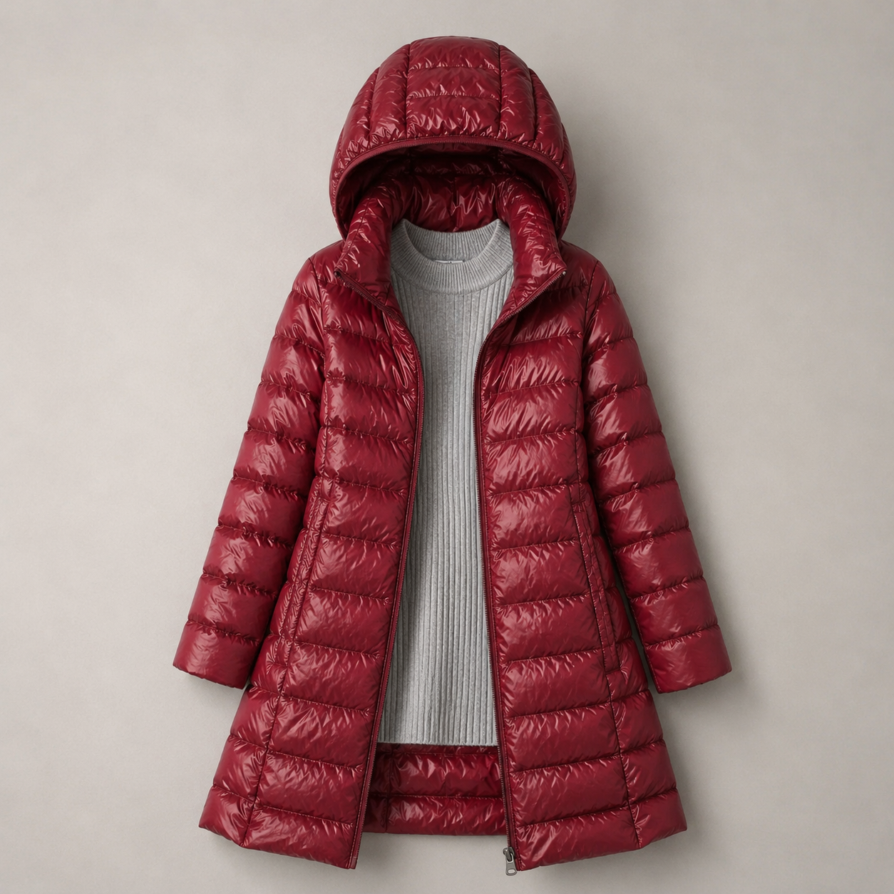 Women's lightweight everyday jacket with removable hood shown in multiple colours
