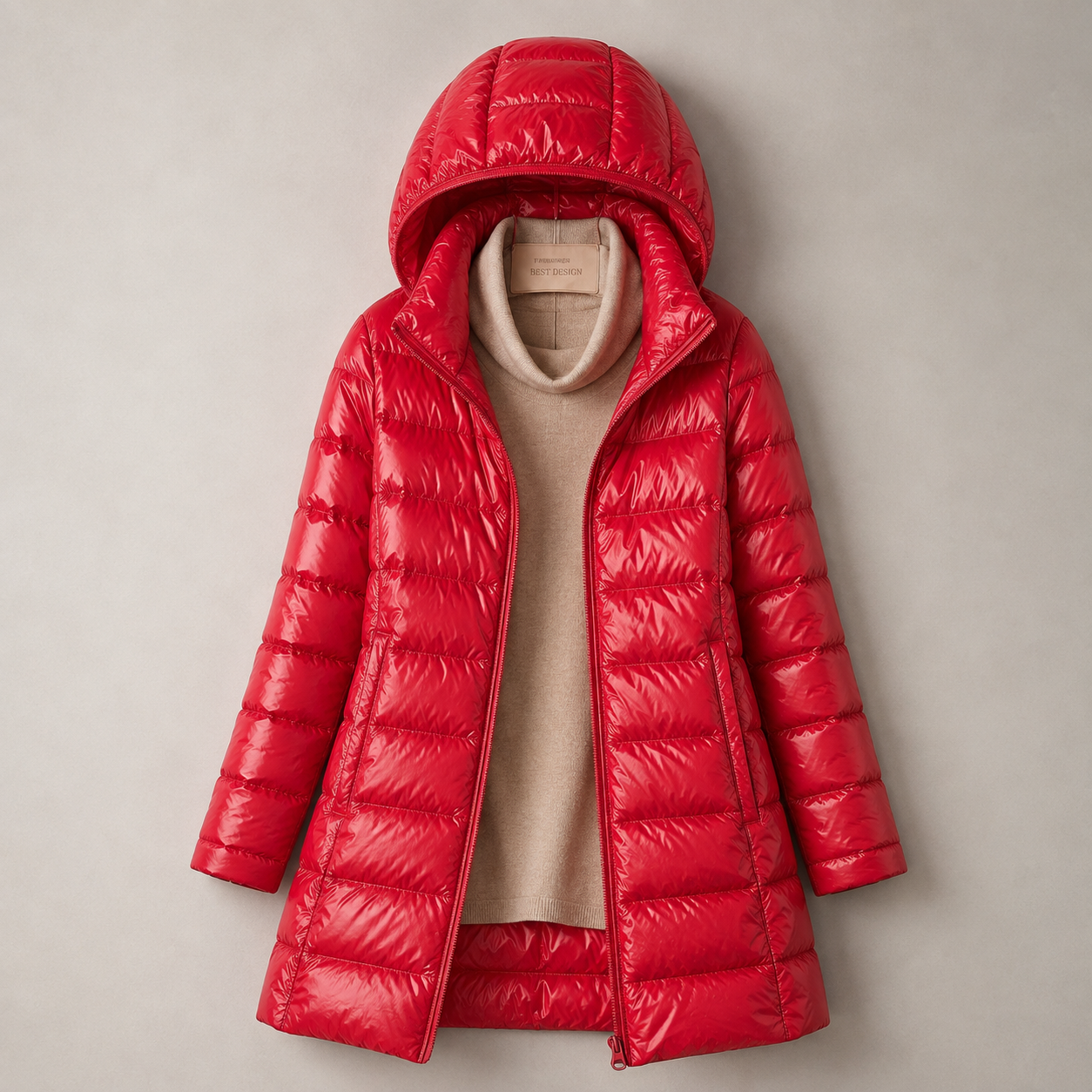 Women's lightweight everyday jacket with removable hood shown in multiple colours
