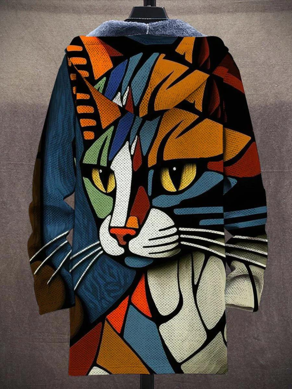 Bonnie art-inspired hoodie in a vibrant multicoloured print