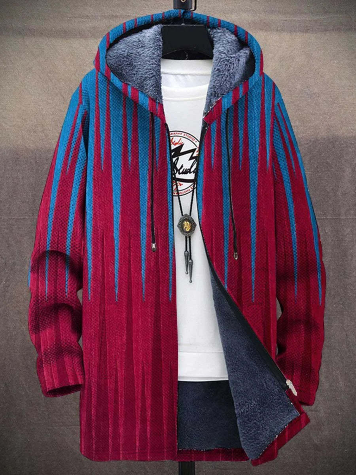 Bonnie art-inspired hoodie in a vibrant multicoloured print