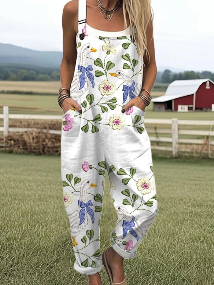 Olive | Goose Garden Jumpsuit