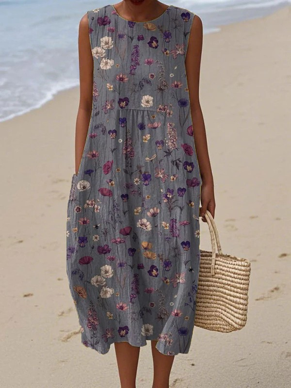 Gwen | Floral Midi Dress