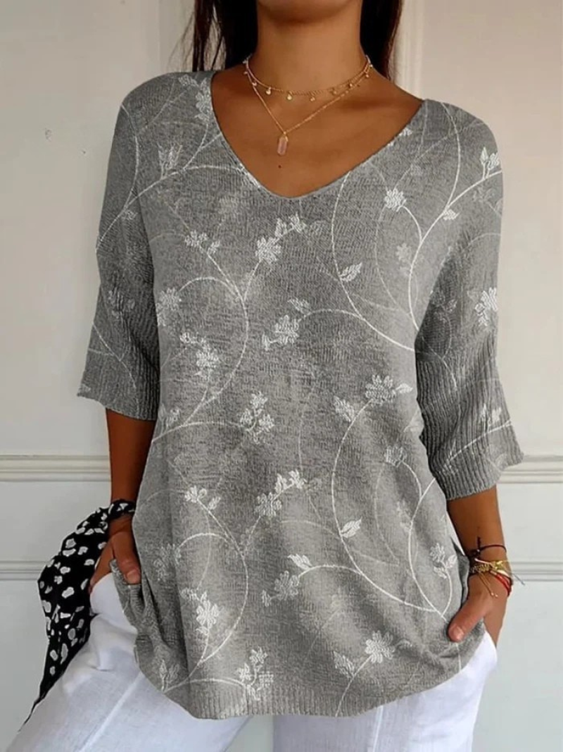 Maribeth | Floral Print Relaxed Top