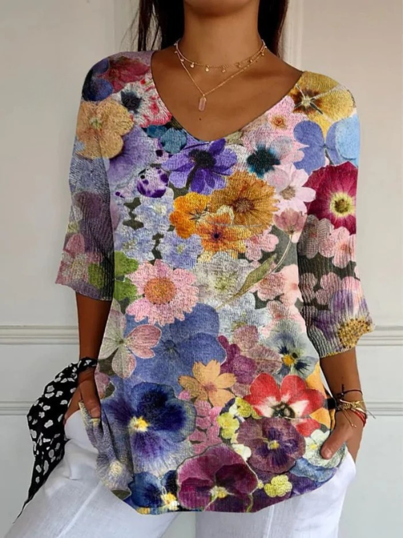 Flora | Blooming Print Tunic Top