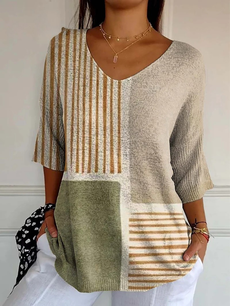 Felicity | Colour-Block Relaxed Pullover