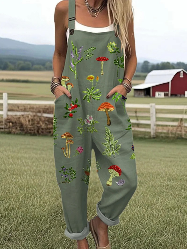 Lillian | Embroidered Relaxed Jumpsuit