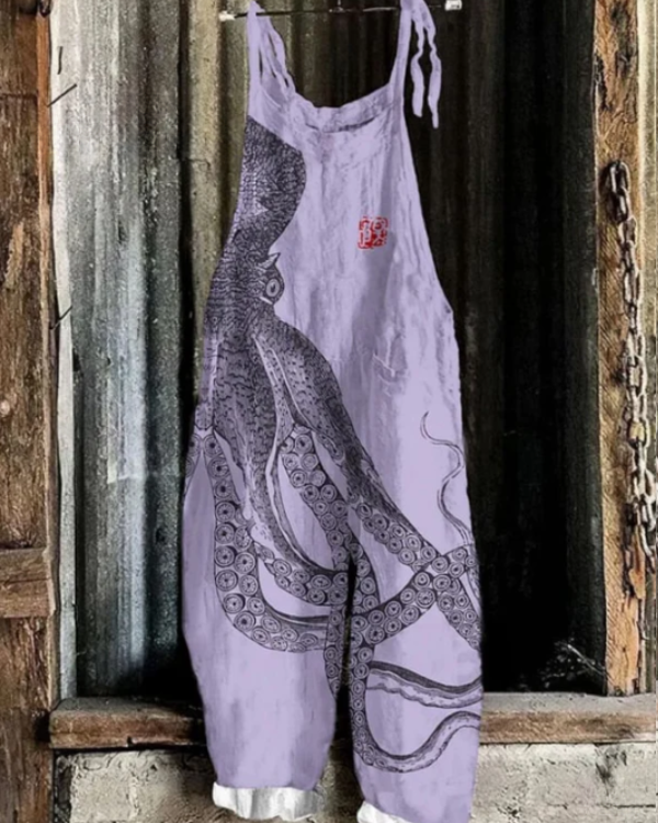 Nora | Lightweight Octupos Print Overall