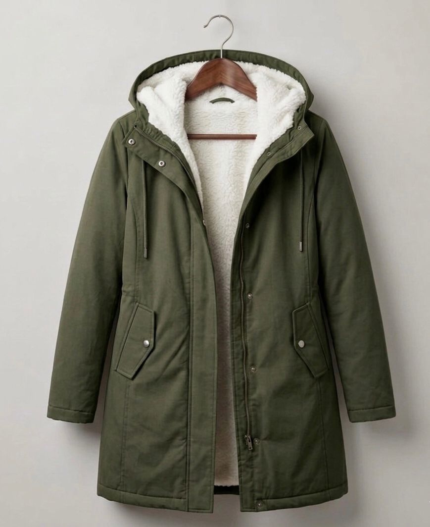 Marjorie | Cozy Hooded Longline Weatherproof Coat