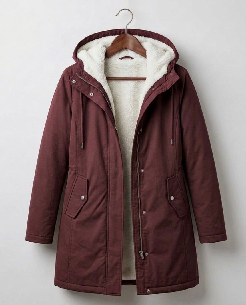 Marjorie | Cozy Hooded Longline Weatherproof Coat