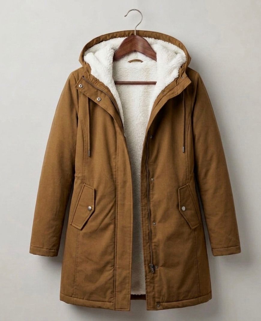 Marjorie | Cozy Hooded Longline Weatherproof Coat