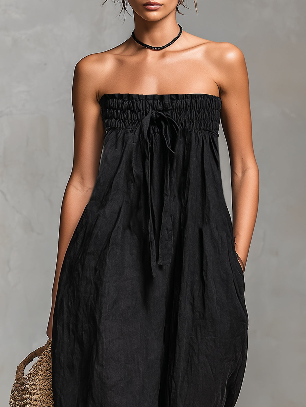 Nina | Strapless Elegant Jumpsuit