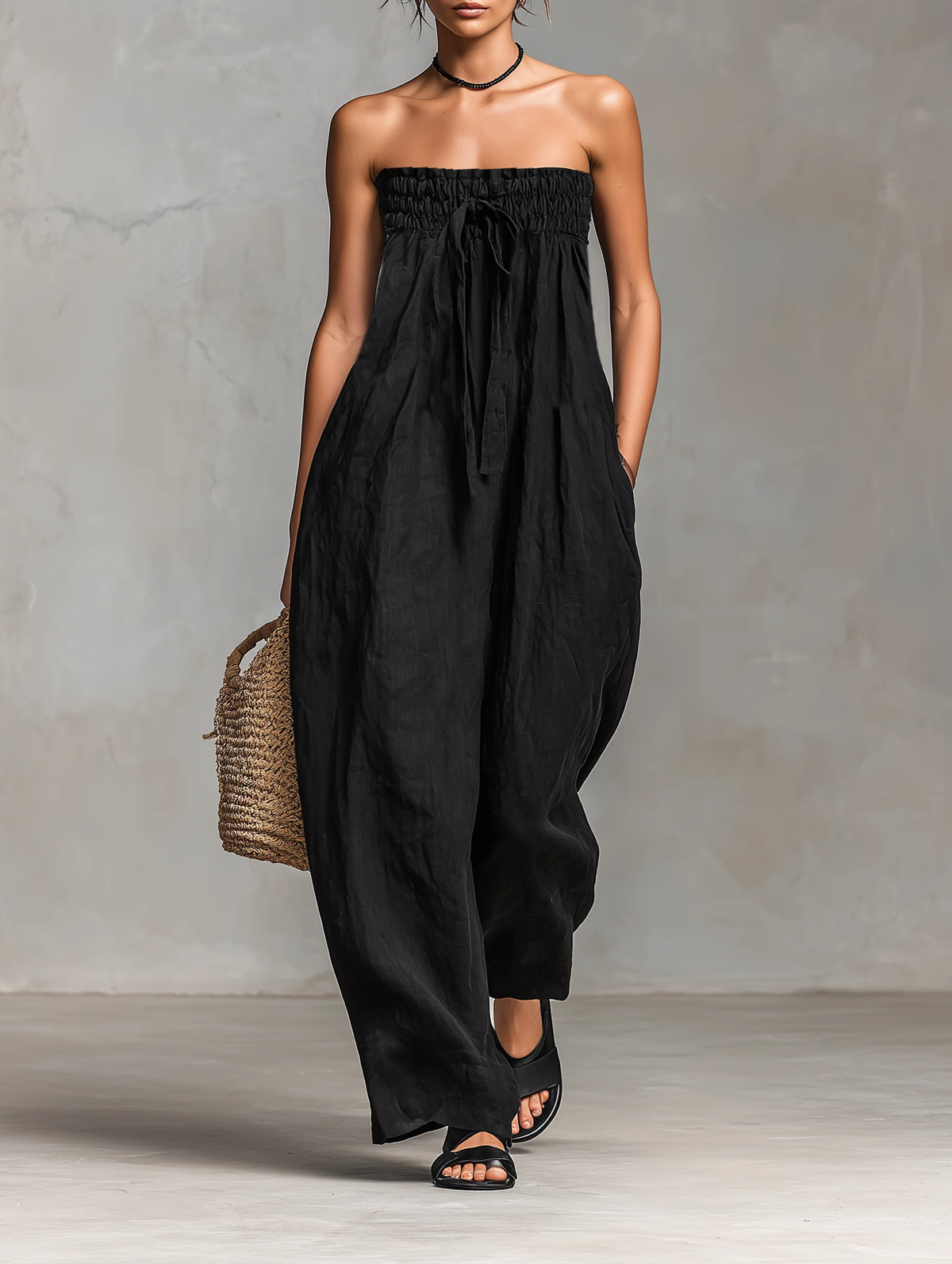 Nina | Strapless Elegant Jumpsuit