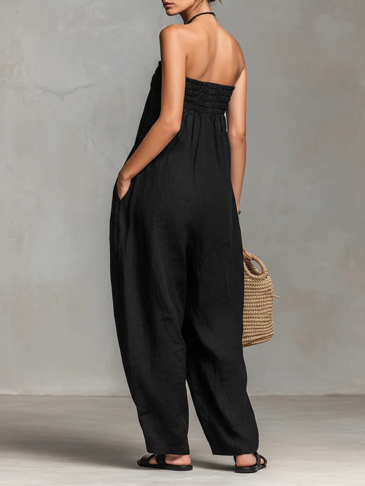 Nina | Strapless Elegant Jumpsuit
