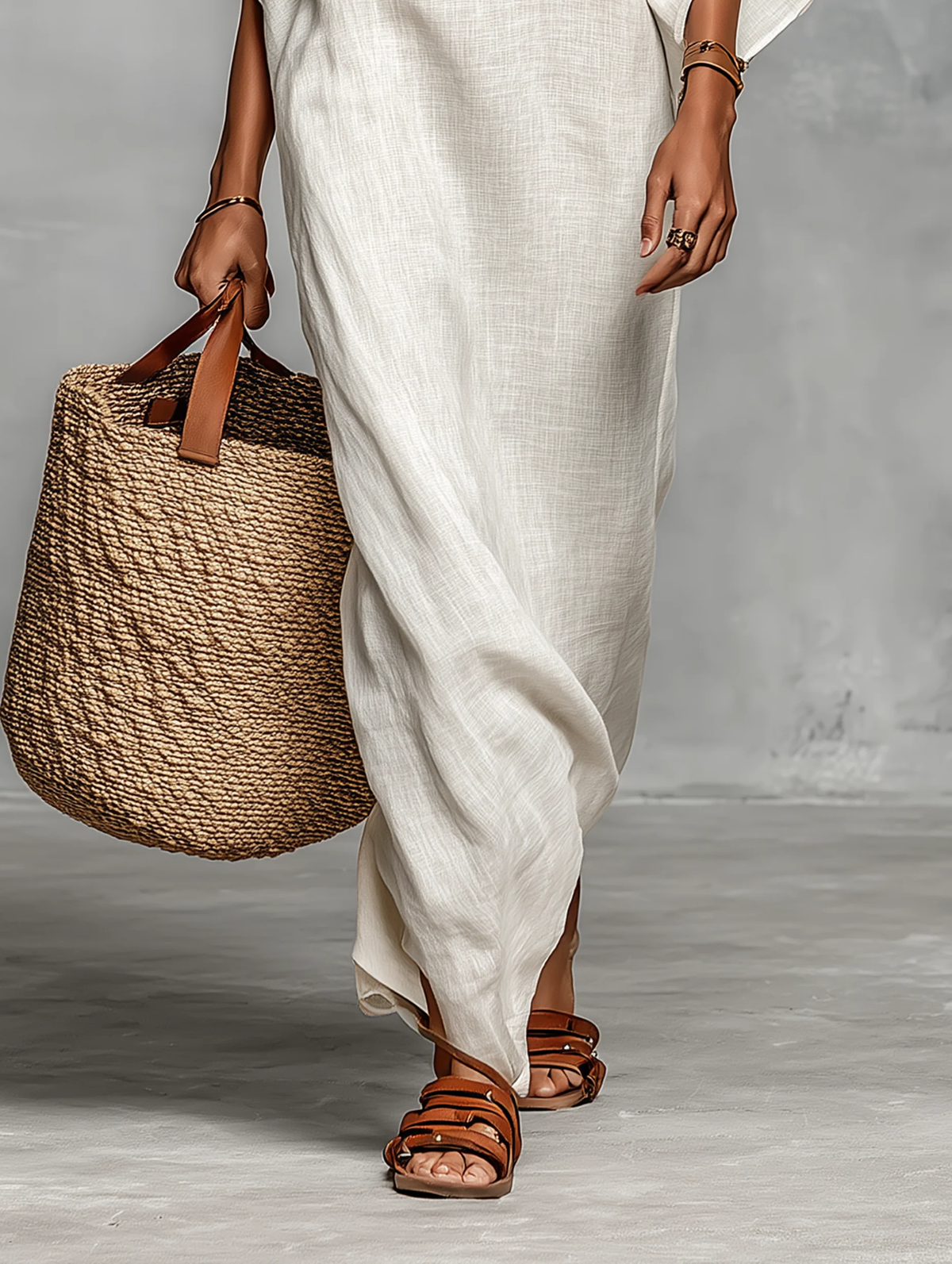 Aveline | Batwing Sleeve Maxi Dress